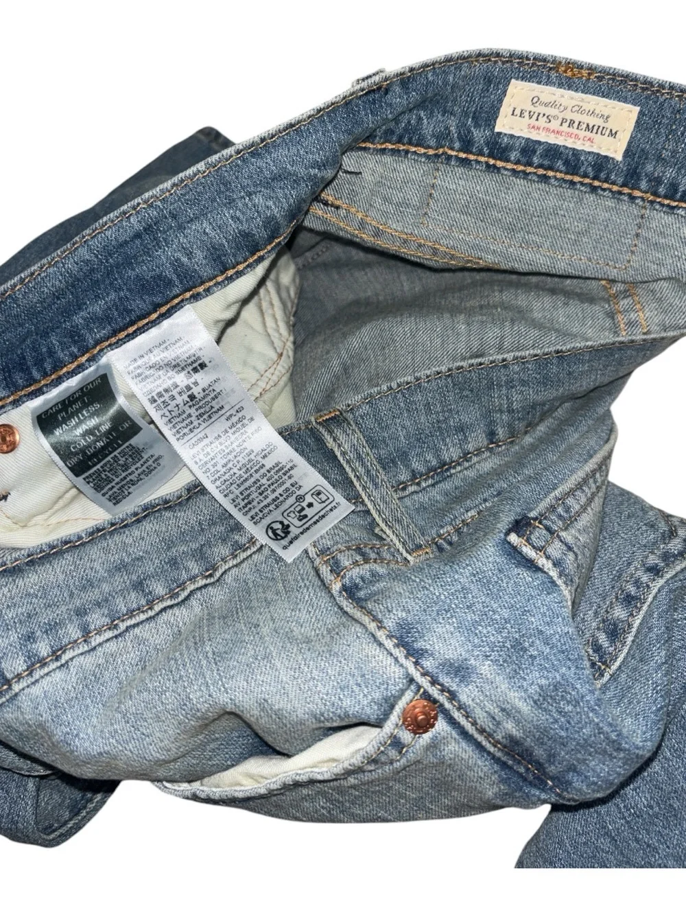 LEVI’S 512 PREMIUM Big E Slim Tapered Jeans Men Size W32 L28 DZ5991